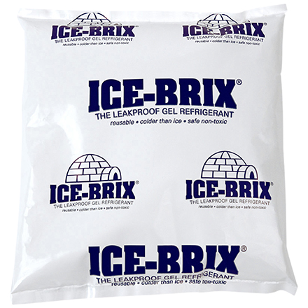 8 x 8 x 1 <span class='fraction'>1/2</span>" - 32 oz. Ice-Brix<span class='rtm'>®</span> Cold Packs