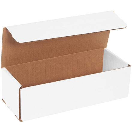 10 x 4 x 3" White Corrugated Mailers