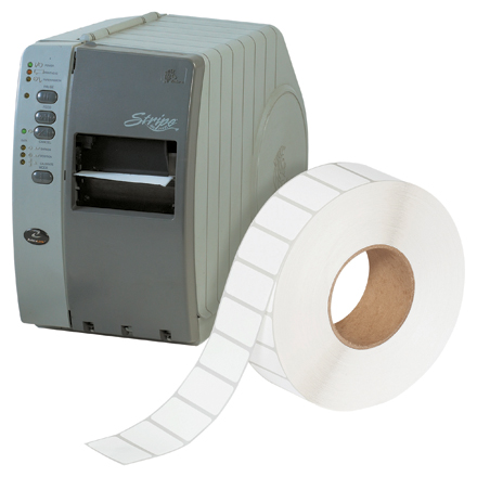 2 x 3/4" White Thermal Transfer Labels