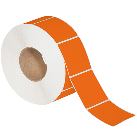 2 x 3" Orange Thermal Transfer Labels