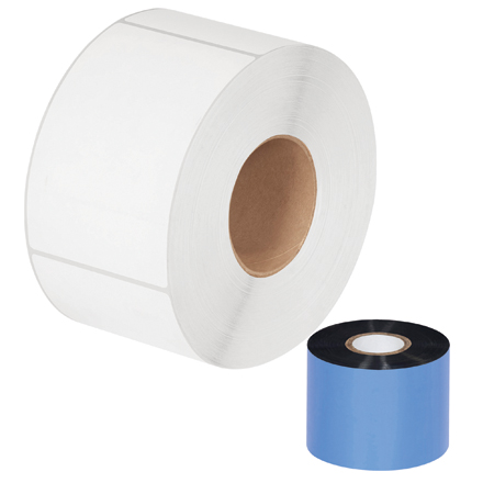 6.50" x 1345' Black Sato Thermal Transfer Ribbons- Wax