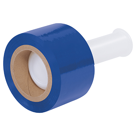 3" x  80 Gauge x 1000' Blue Bundling Stretch Film